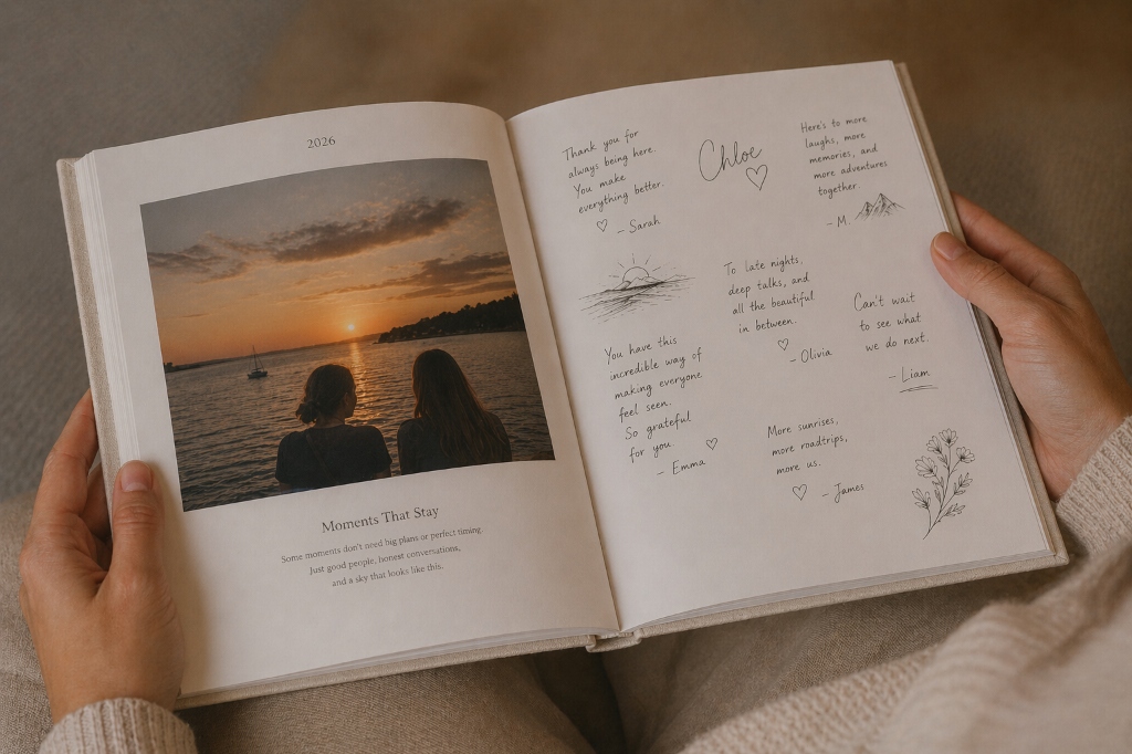 A yeerbook page spread